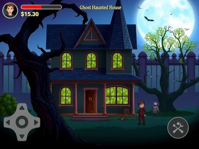 Ghost Haunted House Game Screenshot
